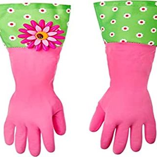 Vigar Pink Latex Dishwashing Gloves 