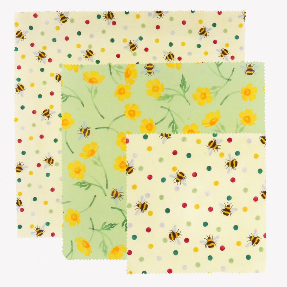 Beeswax Wraps, Pack of 3 