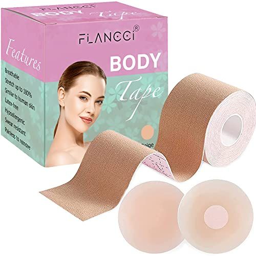 2 Pack Boob Tape - Breast Lift Tape, Body Tape For