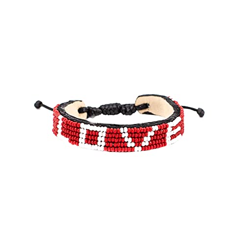 Beaded Leather Bracelet