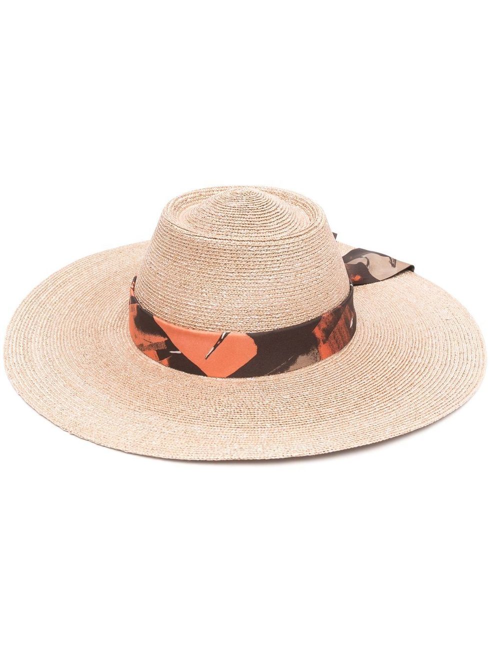 草帽推薦：Salvatore Ferragamo緞帶裝飾草編遮陽帽