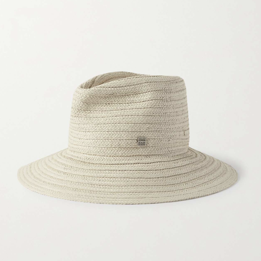 草帽推薦：Totême白色草編巴拿馬帽