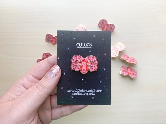 Enamel Zodiac Pin