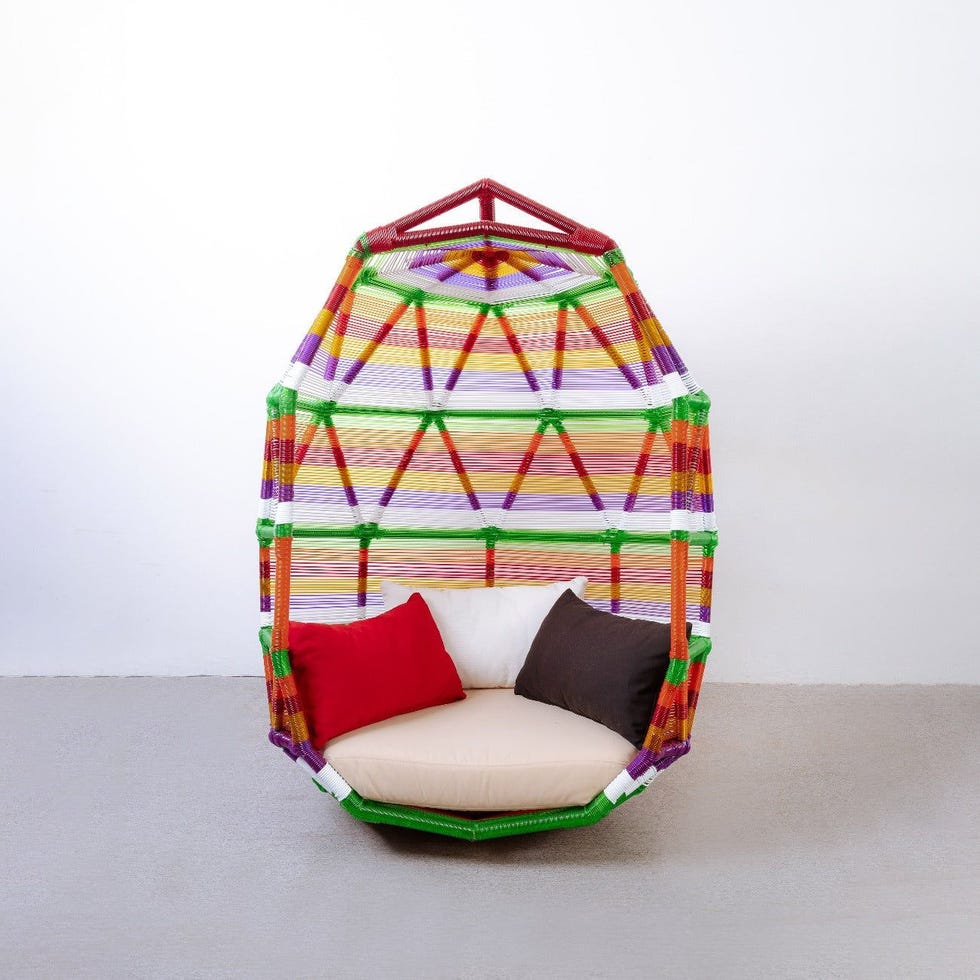 Rainbow Hanging Canopy Chair