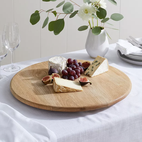 Lazy Susan Wooden Oak Board