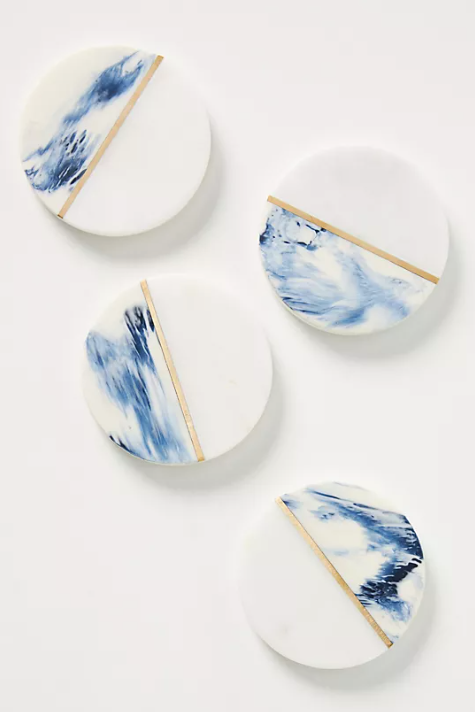 Set of 4 Marble Coasters