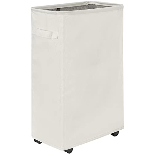 Slim Laundry Hamper with Wheels
