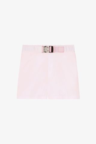 Short in nylon with 4G buckle - light pink