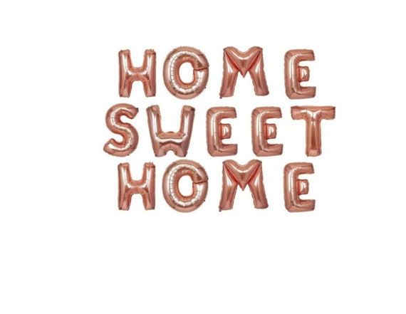 SOLandROCKpartydecor Home Sweet Home Balloon