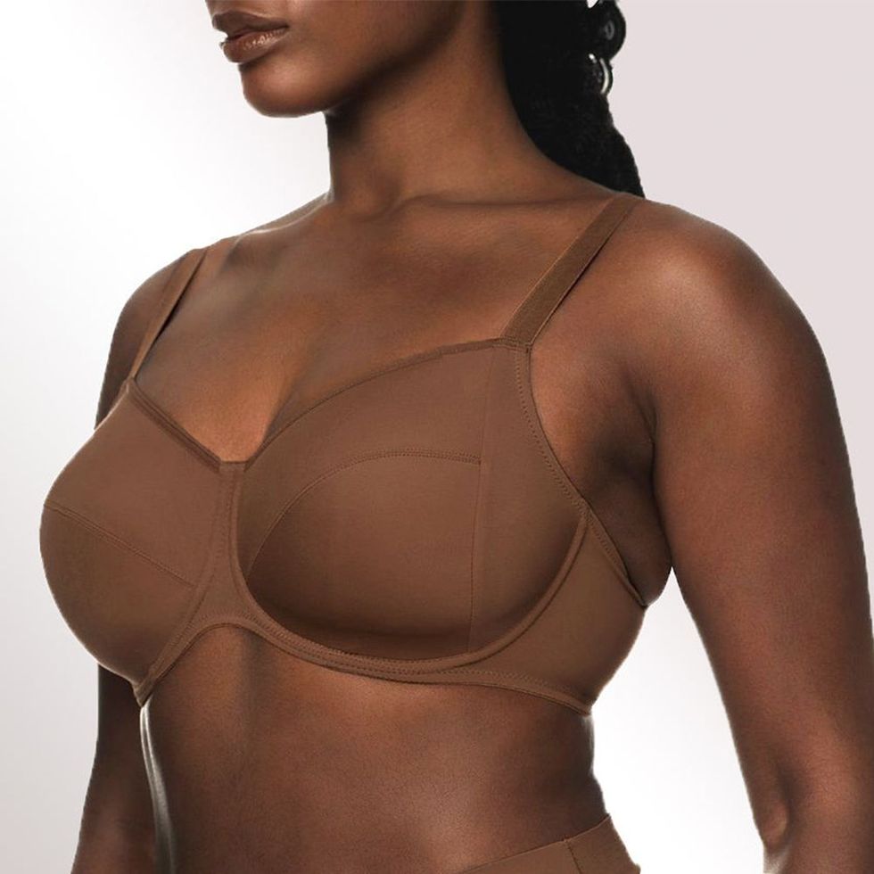 Small Busted Figure Types in 44A Bra Size Champagne Everyday, Minimizer and  Soft Cup Bras