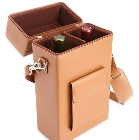 Leather Double Wine Carrying Case