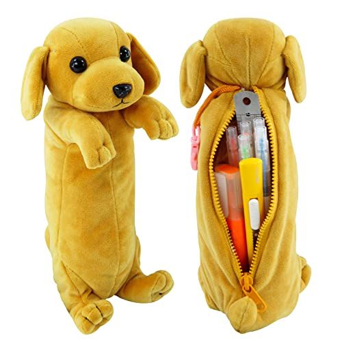 BB Fun House Dog Plush Pencil Case