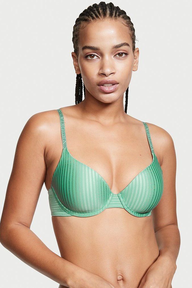 Aerie Real Power Balconette Lightly Lined Shine Embroidery Bra