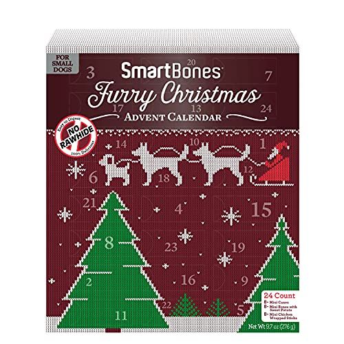 Holiday Advent Calendar With Chews for Small Dogs