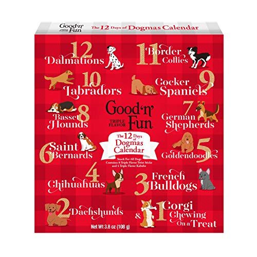 dog treat and toy advent calendar