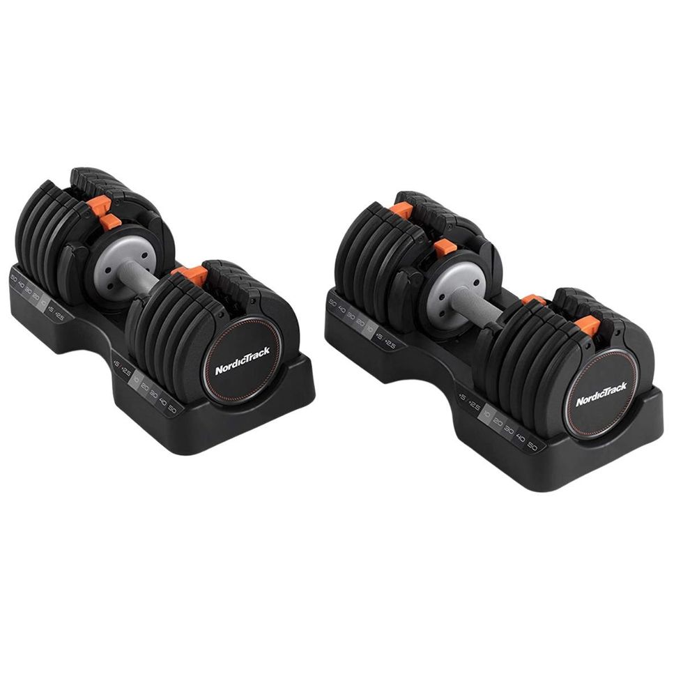 Select-a-Weight Adjustable Dumbbell Set