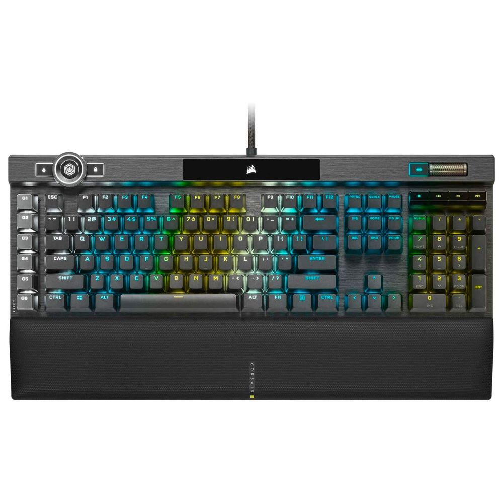 gaming keyboard with customizable backlighting