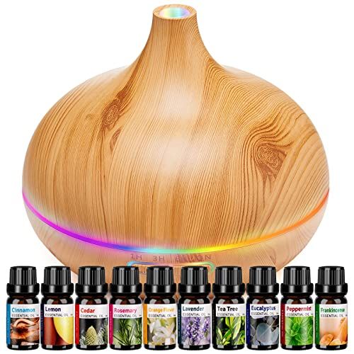 Aroma Diffuser and Essential Oils Set