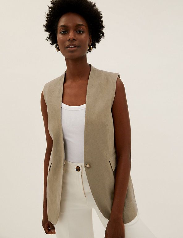 Sleeveless coat store