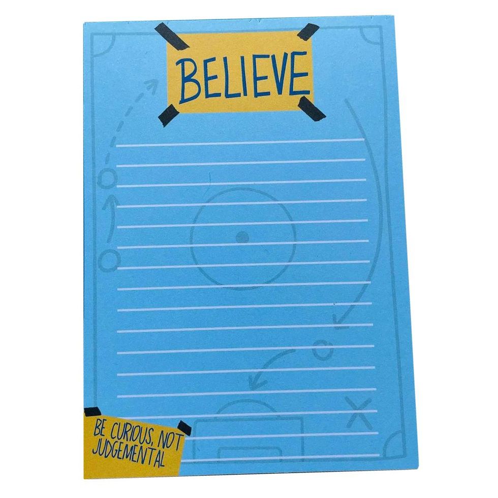 ‘Believe’ Notepad