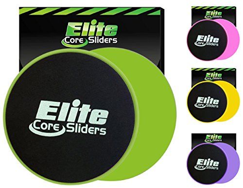 Sports Gliding Discs – 2 Dual Sided Exercise Sliders for Carpet