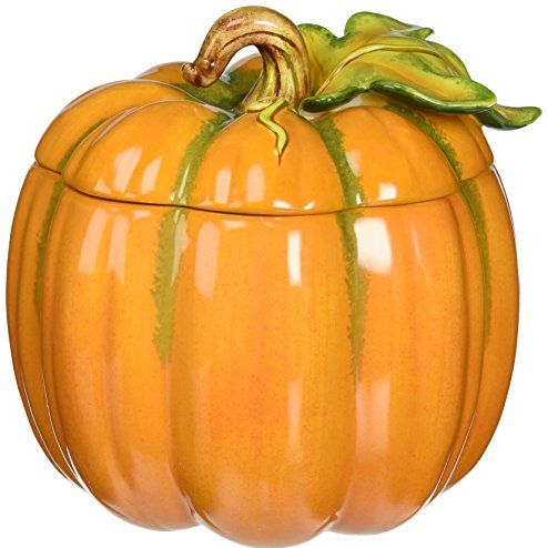 Ceramic Pumpkin Jar