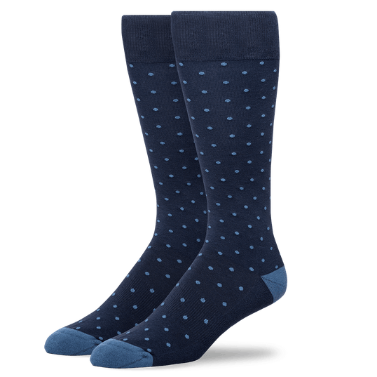 Silver Extended Crew Dress Sock