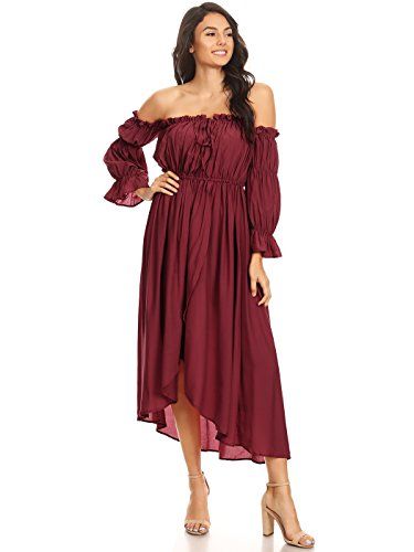 Off Shoulder Renaissance Dress