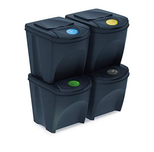 Cubos de basura para reciclaje