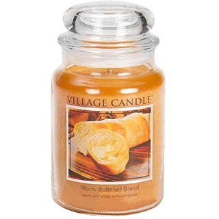 Village candle warm butter bread candle