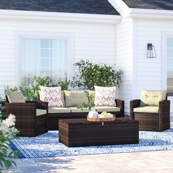 Arlington 5-Person Seating Group with Cushions