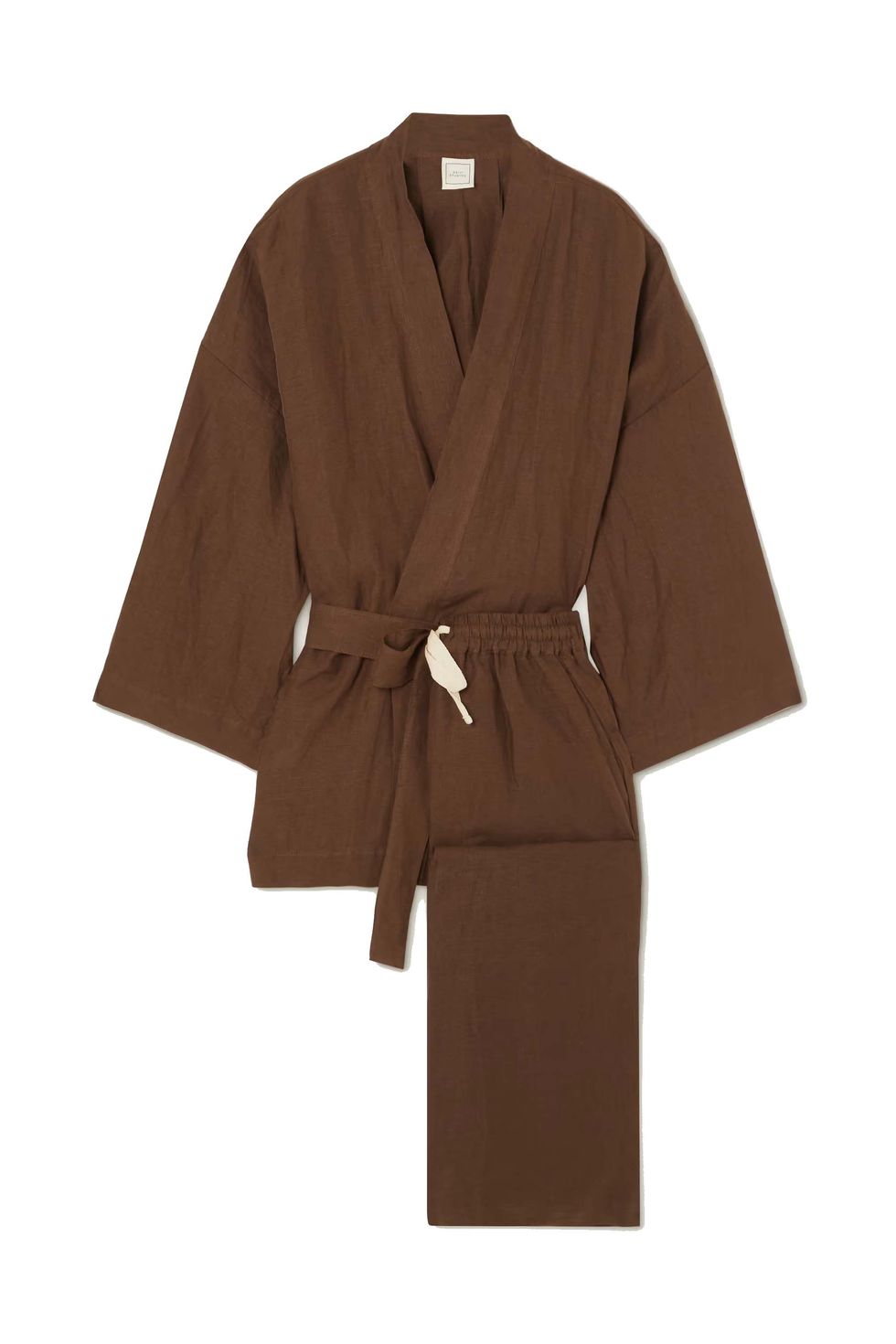Linen robe set