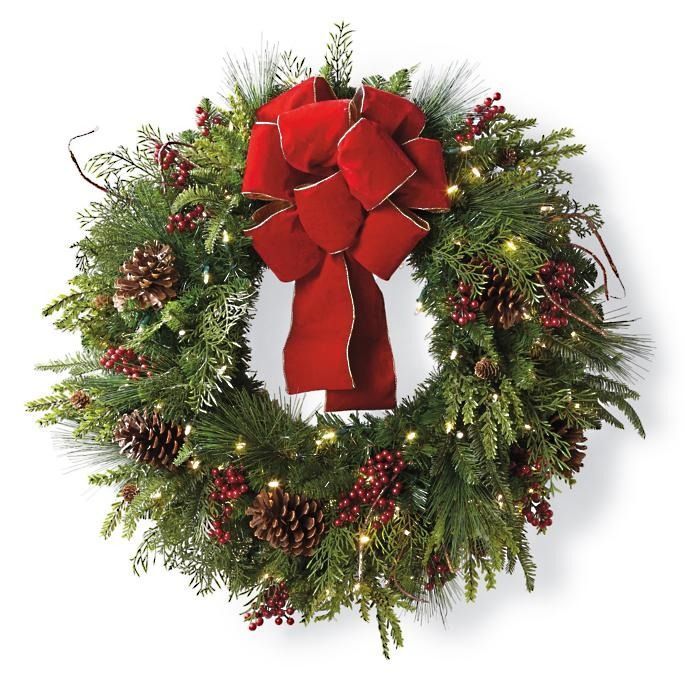 Christmas Cheer Cordless Wreath