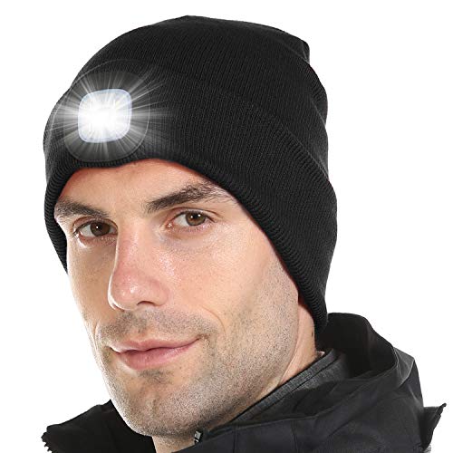 LED Beanie Hat with Light