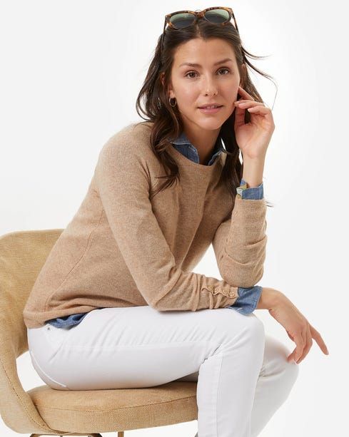 Periwinkle blue 100% Cashmere Hoodie for Women