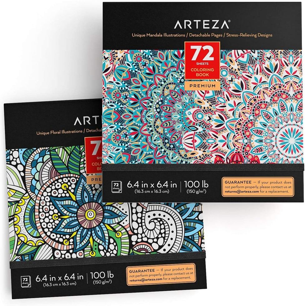 Travel-Sized Adult Coloring Books