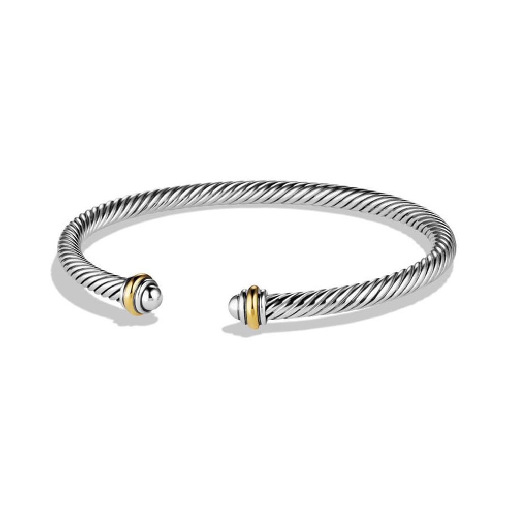 Cable Classics Bracelet with 18K Yellow Gold