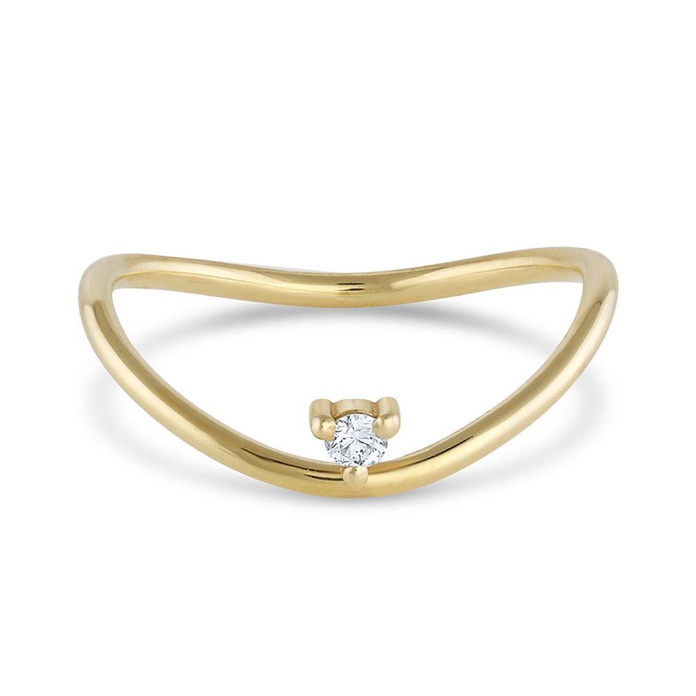 Diamond Ellipse Ring