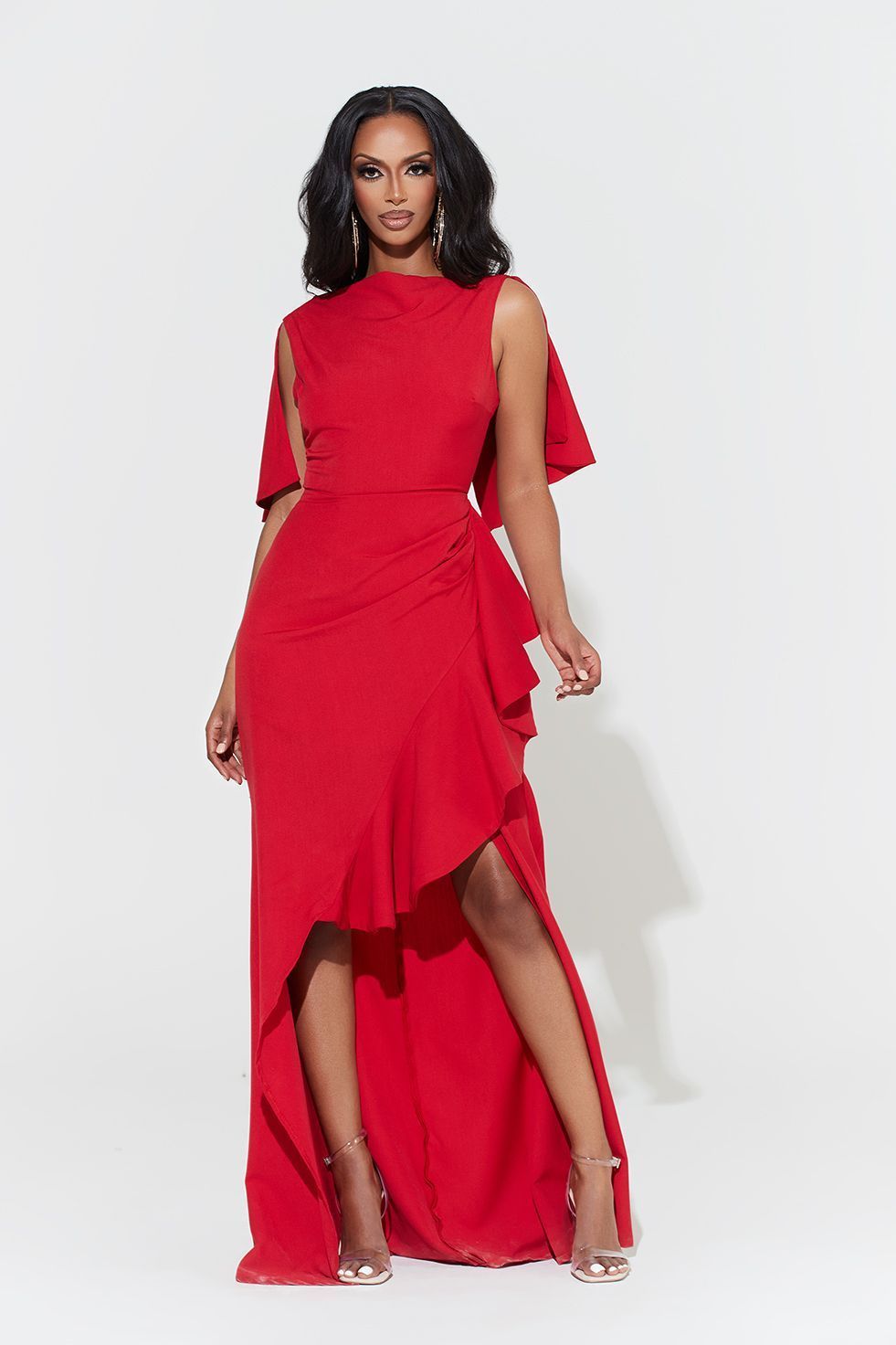 KAREN MILLEN Off-The-Shoulder Dress allover print elegant Fashion Dresses Off-The-Shoulder Dresses 