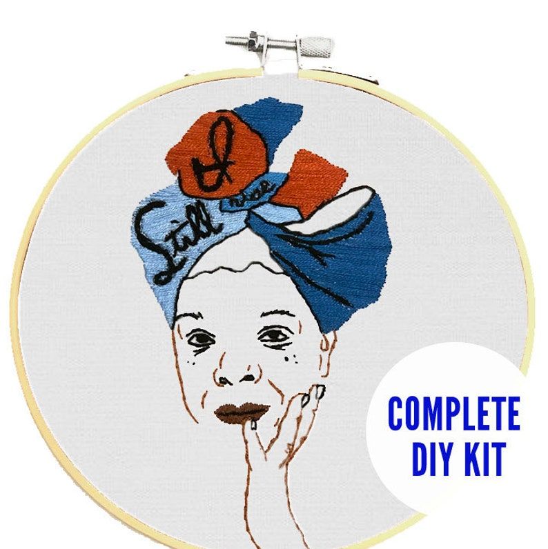 'Still I Rise' DIY Embroidery Kit 