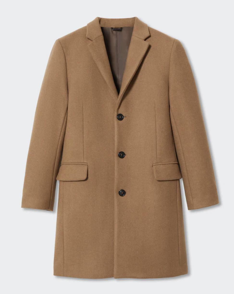 Long Recycled Wool Coat