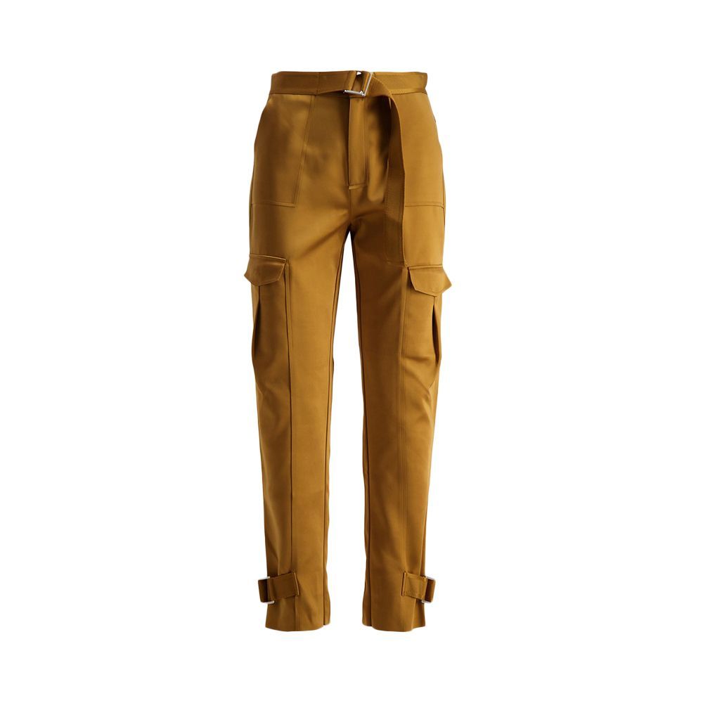 Shiny Camel Skunk Pant