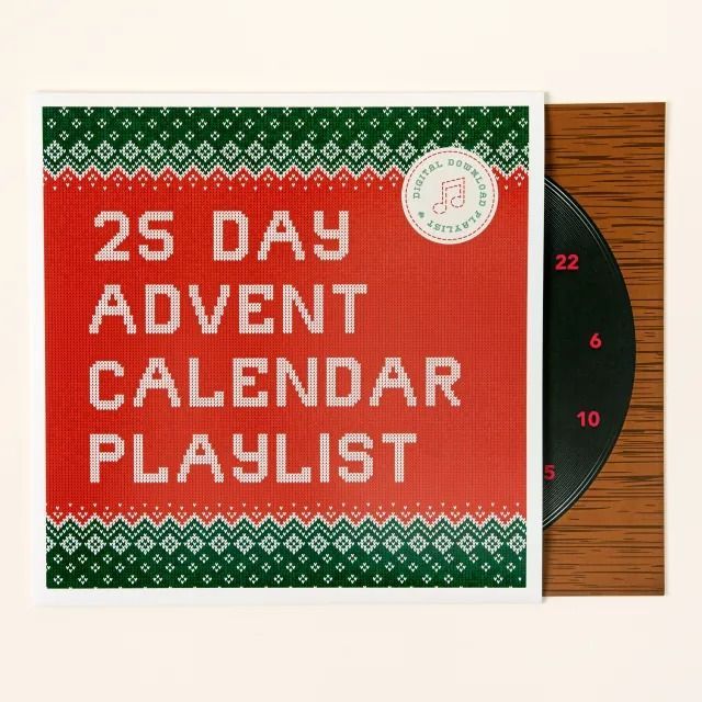 Holiday Playlist Scratch-Off Advent Calendar