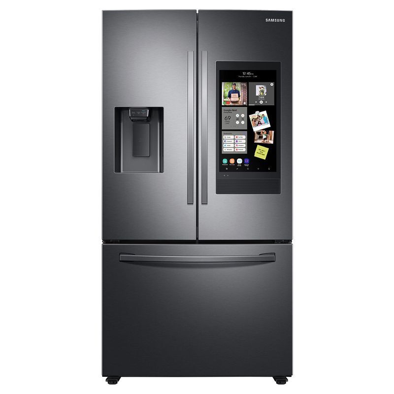 Refrigerator with Family Hub and External Water & Ice Dispenser