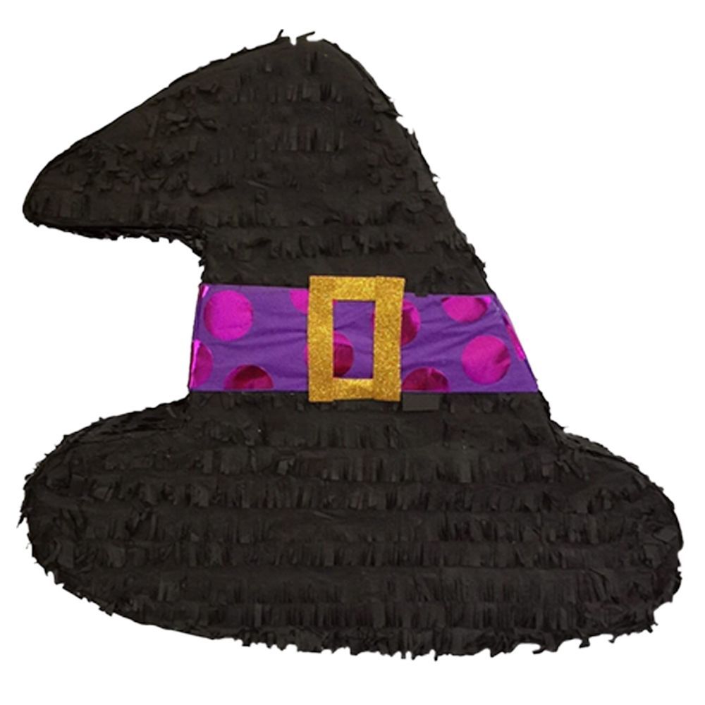 Black & Purple Witch Hat Piñata