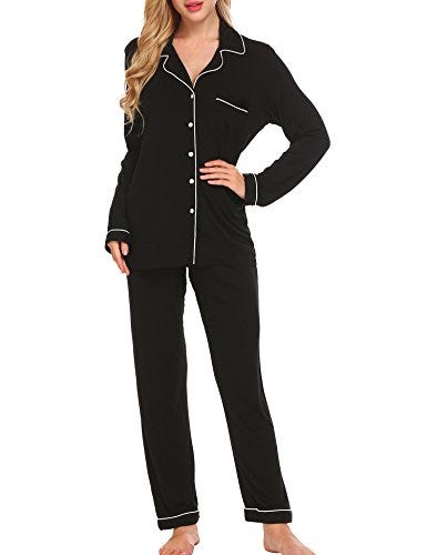  Women's Long Sleeve Pajamas 