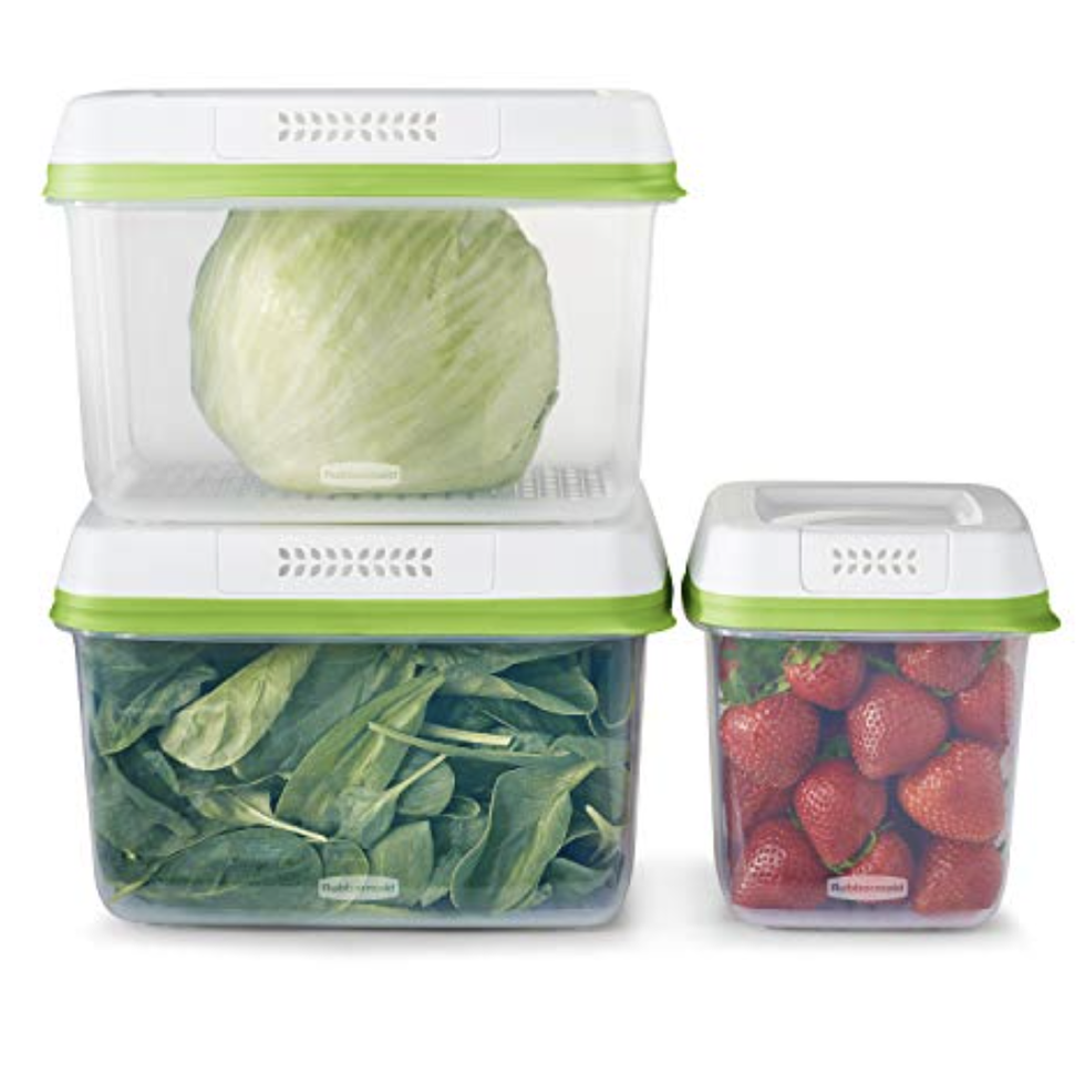 Rubbermaid 6-Piece Produce Saver Containers 