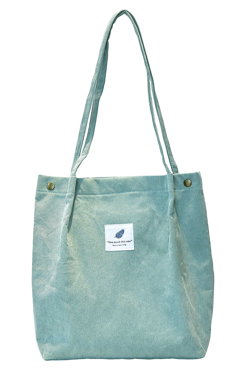 Corduroy Fabrics Tote Bag 