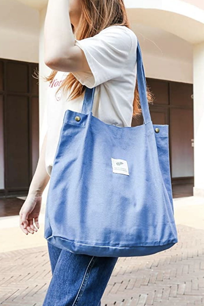 n/a Large Capacity Canvas Tote Bag for Women Shopper Casual Summer