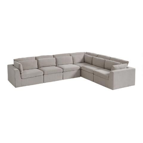 Emmett 4 piece modular sectional deals sofa